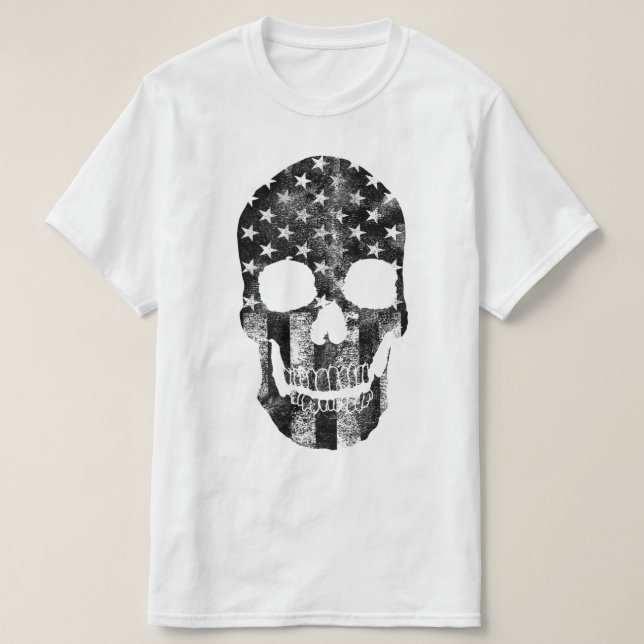 Skull Warrior USA T-Shirt (Design vorne)