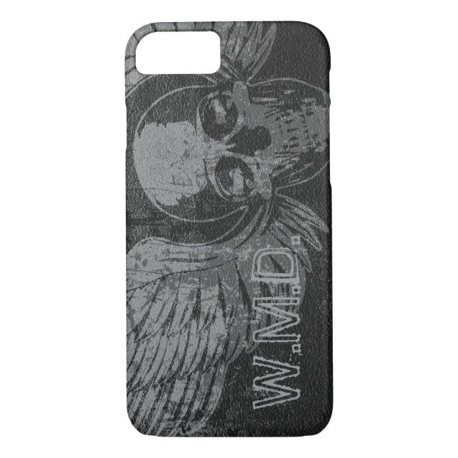 Skull Wing Not iPhone 7 Fall Case-Mate iPhone Hülle (Rückseite)