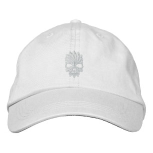 Skull X Bestickte Kappe
