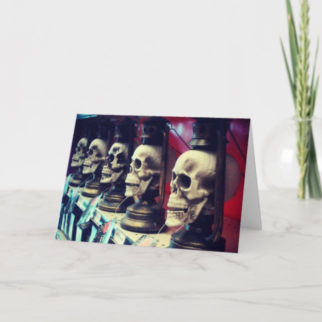 "Skullanterns" Hallowe’en card Karte (Vorderseite)