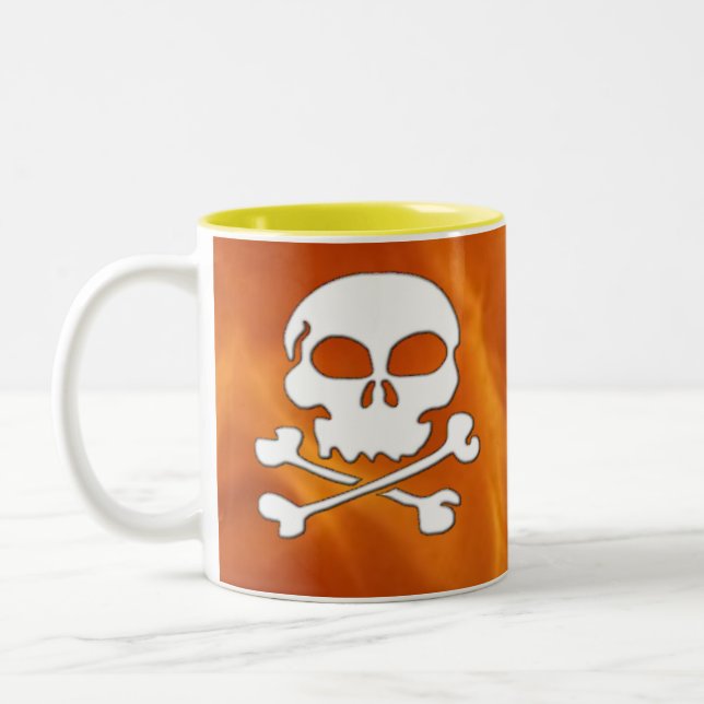 SKULLBONNEN ZWEIFARBIGE TASSE (Links)
