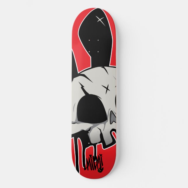 Skullbunny Skateboard (Vorderseite)