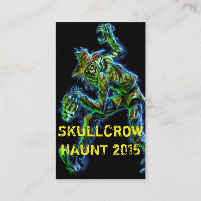 SkullCrow Scarecrow-Visitenkarte Visitenkarte (Vorderseite)