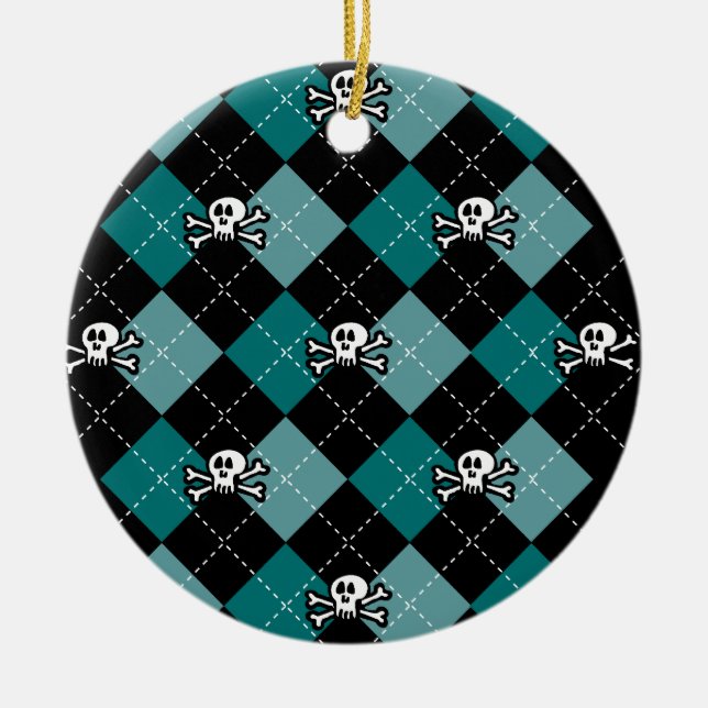 Skullgyle Verzierung Keramik Ornament (Vorne)