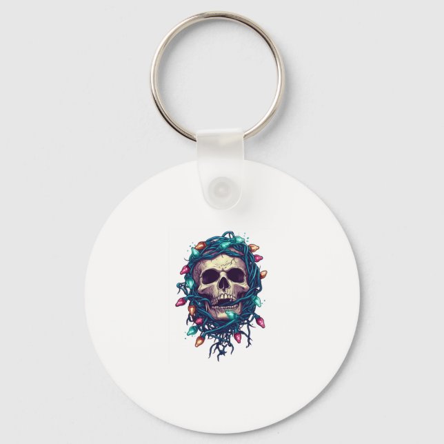 Skullmas � Funny Xmas Skelett Schlüsselanhänger (Vorderseite)