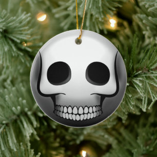 Skullmoji-Keramik Keramik Ornament