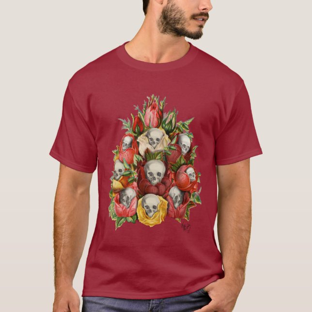 Skulls-Bouquet T-Shirt (Vorderseite)