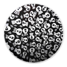 Skulls-ceramic pull drawer keramikknauf