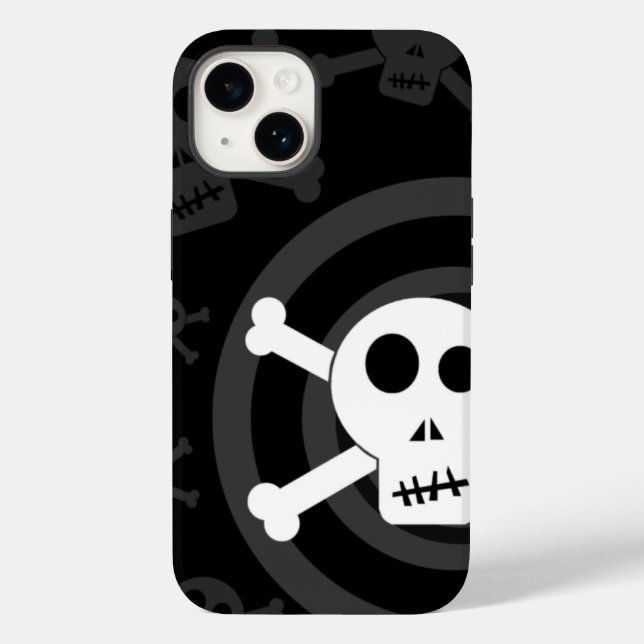 =[ Skulls & Crossbones ]= Case-Mate iPhone 14 Hülle (Rückseite)