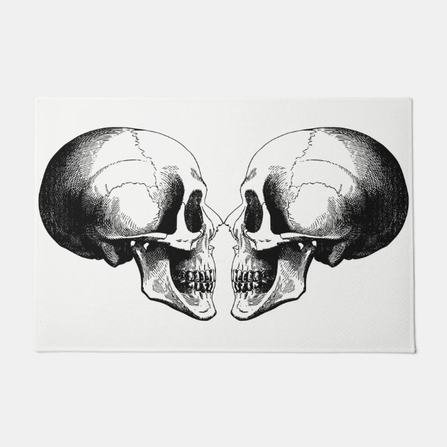 Skulls Door Mat Fußmatte (Vorderseite)