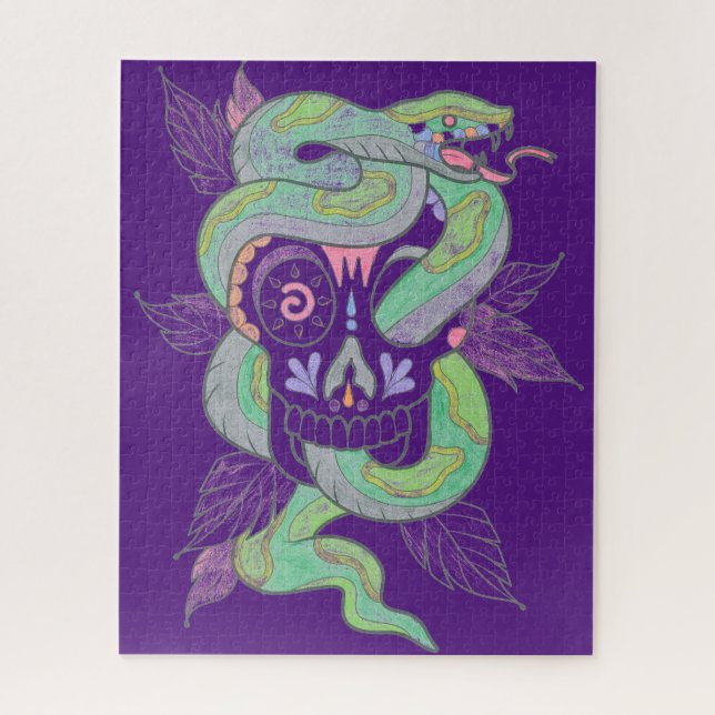 Skulls farbiger Stift IT8 Farbrätsel (Vertikal)