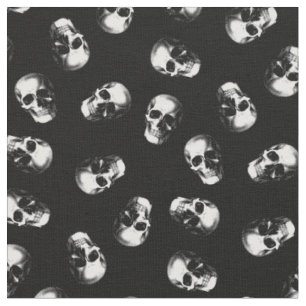 Skulls Gothic Halloween Stoff