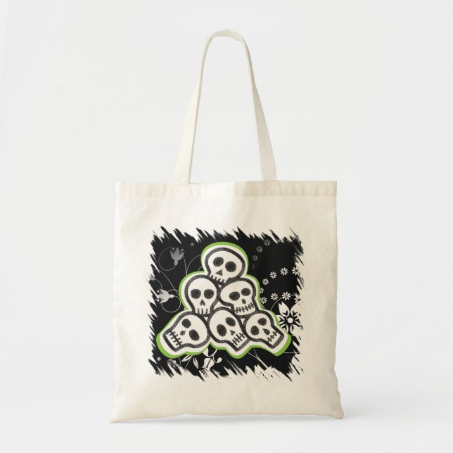Skulls Halloween Bags Tragetasche (Vorne)