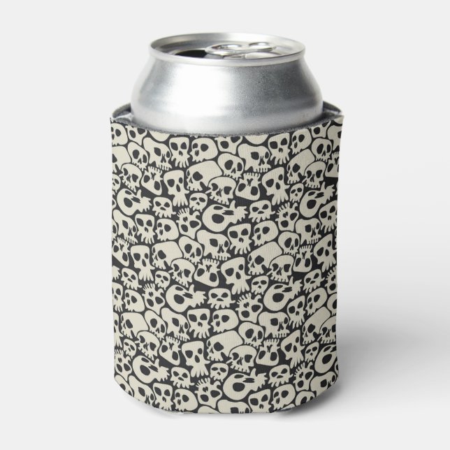 Skulls Halloween Can Cooler Dosenkühler (Kanne Vorderseite)