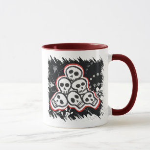 Skulls Halloween-Tasse Tasse