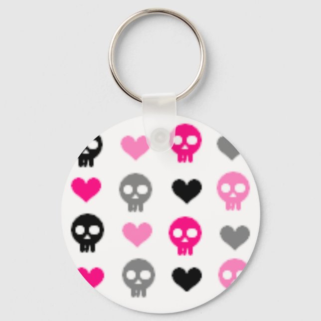 Skulls & Hearts Schlüsselanhänger (Vorderseite)