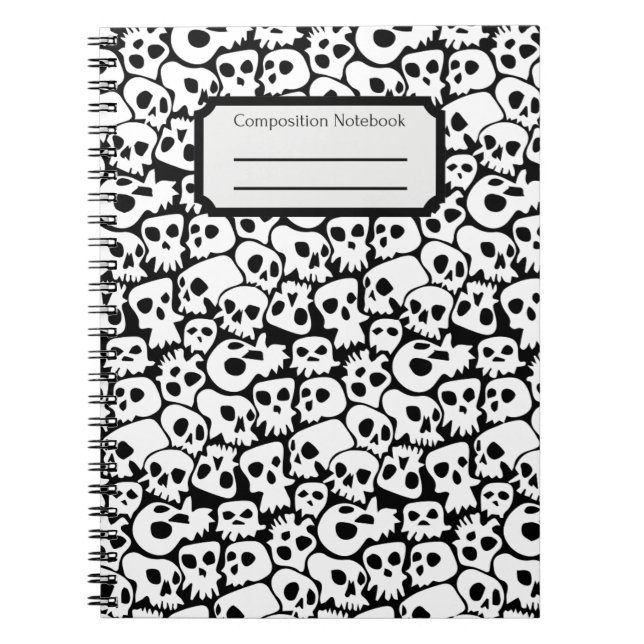 Skulls-Komposition Notizblock (Vorderseite)