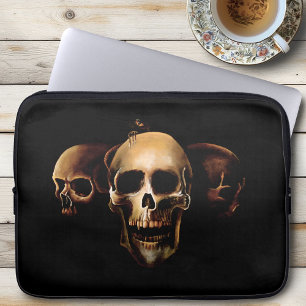 Skulls Mensch Schwarz Laptopschutzhülle