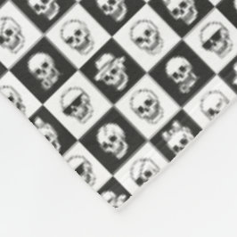 Skulls Mosaic Fleecedecke