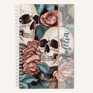Skulls-Notebook Notizbuch