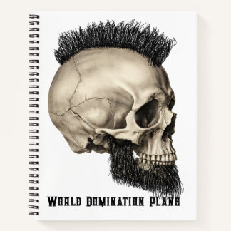 Skulls Spiral Notebook Notizbuch