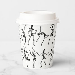 Skulls tanzen pappbecher