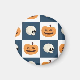 Skulls und Pumpkins Karos Magnet
