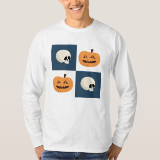 Skulls und Pumpkins Karos T-Shirt