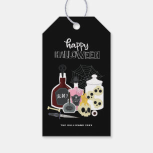 Skulls und Tränke Illustrationen glücklich Hallowe Geschenkanhänger