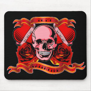 Skulls Valentine Mousepad