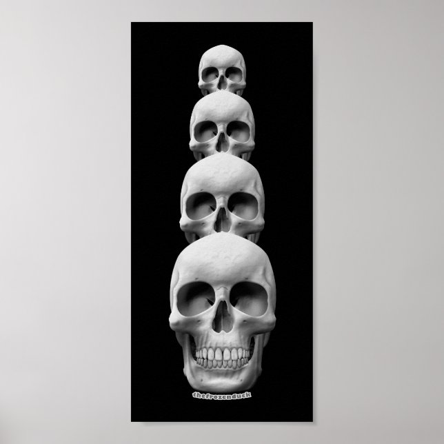 Skulls - Vertikal Poster (Vorne)
