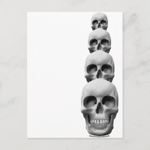 Skulls - Vertikal Postkarte