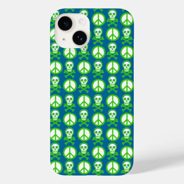 Skully Frieden Case-Mate iPhone Hülle (Rückseite)