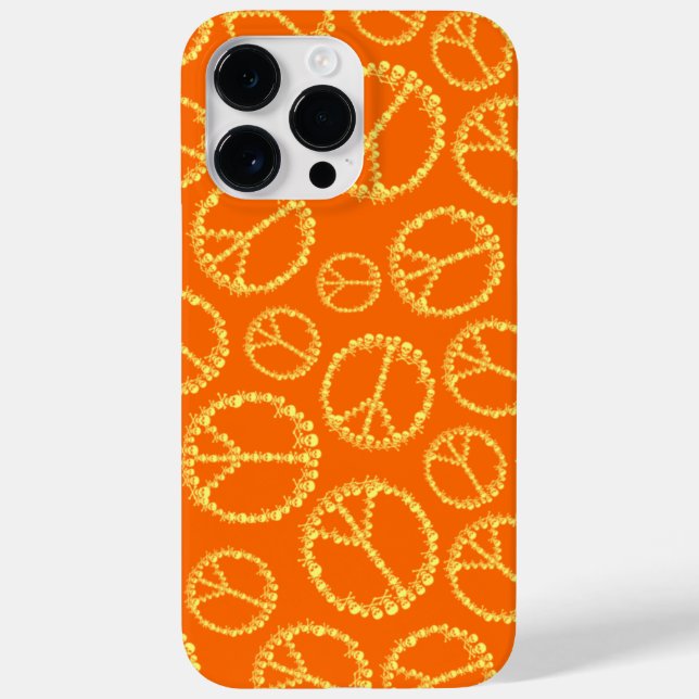 Skully Peace Sign Case-Mate iPhone 14 Pro Max Hülle (Rückseite)