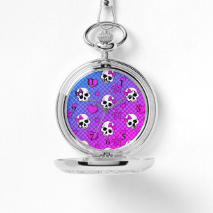 Skully Pop Kawaii Armbanduhr