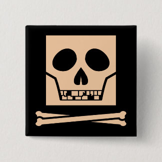 Skully Quadrat Button