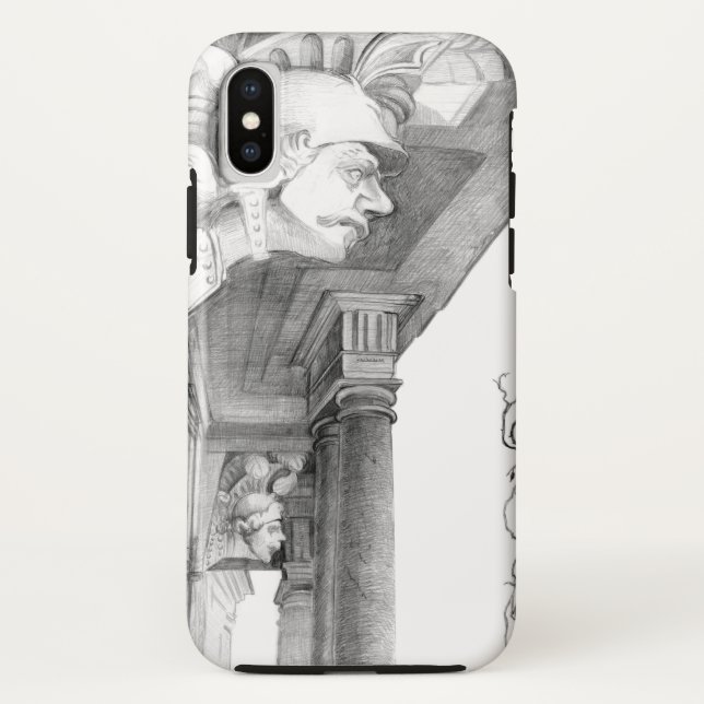 Skulptur Burgscheidungen Burgscheidner Burgsteinfe Case-Mate iPhone Hülle (Rückseite)