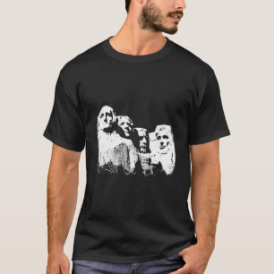 Skulptur des Mount Rushmore Präsidenten T-Shirt