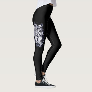 Skulptur eines Weinenden Engels - mit Spritzern 1 Leggings