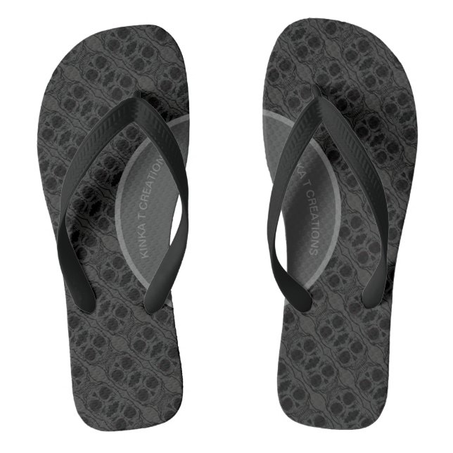 Skulptur Flip Flops (Fußbett)