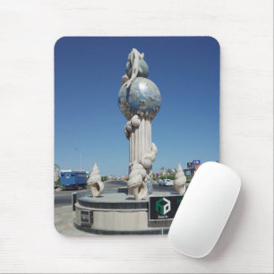 Skulptur für die Meeresbewohner Mousepad