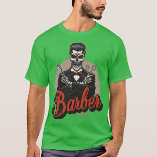 Skulptur im Barbershop T-Shirt