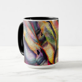 Skulptur mit Rauigkeit und virtueller Wasserfarbe Tasse