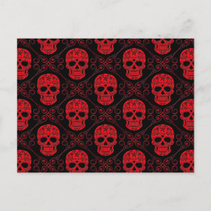 Skulptur Rot und Schwarz Postkarte