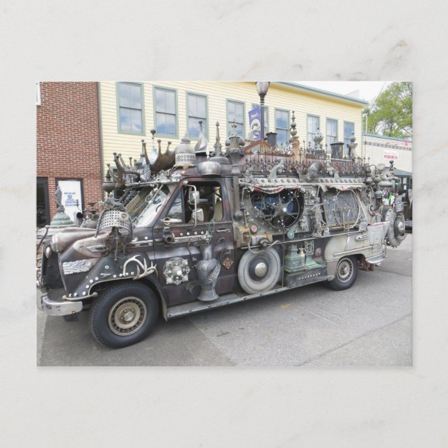 Skulptur Van Postkarte (Vorderseite)