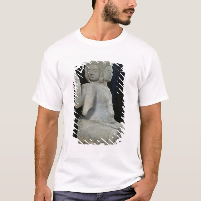 Skulptur von Brahma mit vier Gesichtern T-Shirt (Vorderseite)