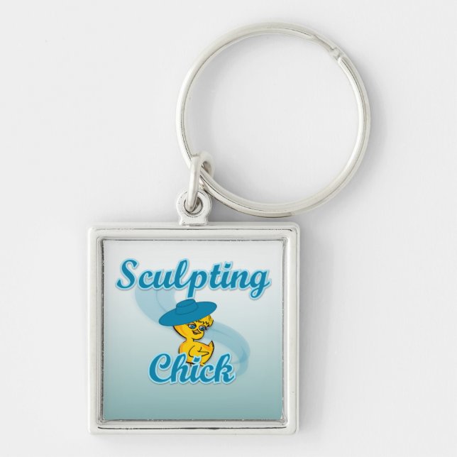 Skulpturchick #3 schlüsselanhänger (Vorne)