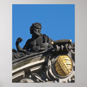 Skulpturen an der Kunstakademie, Dresden Poster