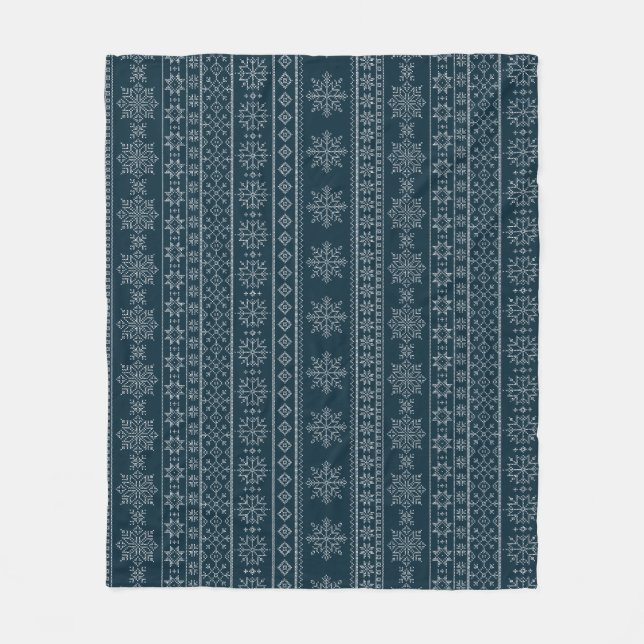 Skulpturen aus Strickwaren und Strickwaren Fleecedecke (Vorderseite)