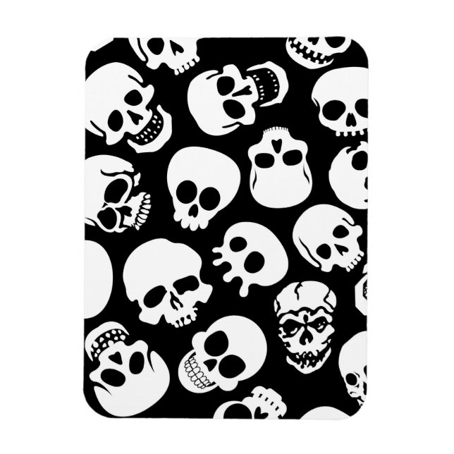 Skulpturen im schwarzen Hintergrund Magnet (Vertikal)